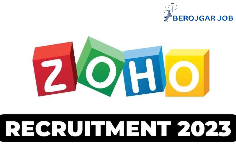 Best Job For Freshers - Zoho Recruitment 2023